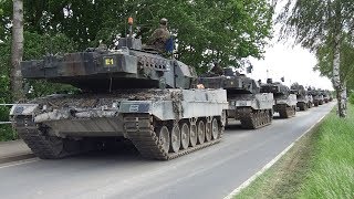 Bundeswehr Manöver Heidesturm 2017 Panzer voran Allerübergang Jeversen Leopard Marder Boxer [upl. by Limemann]