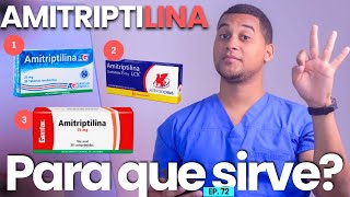 AMITRIPTILINA PARA QUE SIRVE  3 COSAS  Fácil y Rápido [upl. by Mosa]