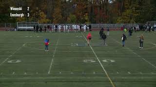 Winooski and Enosburg High School Soccer Game  1122021 at 330 pm [upl. by Nakasuji]