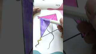 Kite colouring shorts [upl. by Enalda]