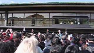 Emperors Birthday at Imperial Palace Tokyo 一般参賀 [upl. by Reilly]