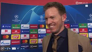 Julian Nagelsmann quotIts a great moment for the history of the clubquot  RB Leipzig 30 Spurs [upl. by Lisette932]