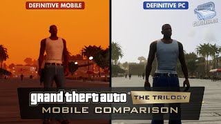 GTA The Trilogy Definitive Edition Netflix Mobile Comparison  iOS vs Definitive PC vs Original [upl. by Ojela582]