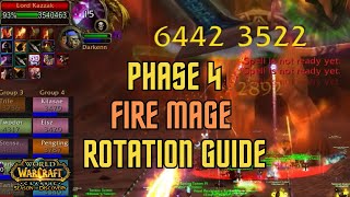 How to PUMP as Fire Mage in Phase 4  Best Talents Runes amp Rotation  WoW SoD Phase 4 Guide [upl. by Avat]