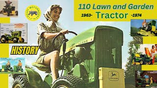 BEST John Deere Lawn Tractor John Deere Model 110 [upl. by Shirk314]