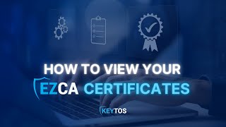 How To View EZCA Certificates in your Cloud PKI [upl. by Nirb]