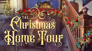 Christmas Home Tour Vlog Holiday Decorating Ideas Shopping Finds Christmas Lights Trees Outdoor [upl. by Anitneuq]