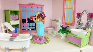 Playmobil Romantik Bad 5307 für Puppenhaus auspacken seratus1 Dollhouse [upl. by Mouldon]