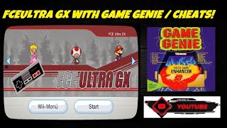 How to Install FCEUltra GX Emulator with Game Genie amp Cheats on the Nintendo Wii [upl. by Clerc873]