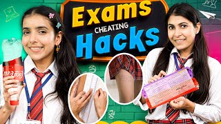 Exams Cheating Hacks  Topper vs Failure  School Students Life  Anaysa [upl. by Suirred]