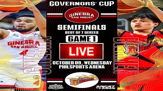 🔴 LIVE 🔴 BRGY GINEBRA vs SAN MIGURL BEERMEN  GAME 1  SEMIFINALS  PBA GOVERNORS CUP 2024 [upl. by Odlonyer206]