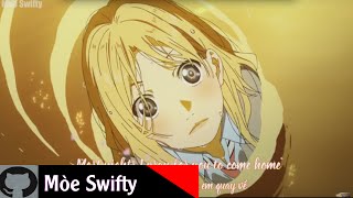 LyricsVietsub Please Dont Go  Joel Adams AMV Your Lie in April [upl. by Ahsyekal]