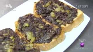 Tosta de revuelto de morcilla con manzana [upl. by Pownall]