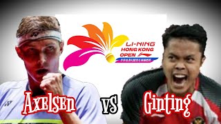 Viktor Axelsen vs Anthony Ginting  Semifinal Hong Kong Open 2024 Badminton [upl. by Attey]