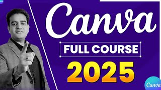 Canva Full Course Series 2025  What is Canva and How To Use It  canvacourse canva2025 [upl. by Pathe]