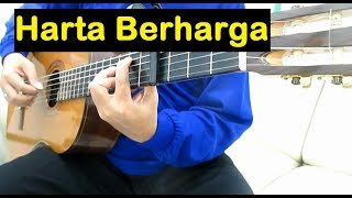 Harta Yang Paling Berharga Adalah Keluarga  Harta Berharga Fingerstyle Guitar [upl. by Atsuj183]