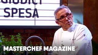 Chef Barbieri e Chef Locatelli a Due Giudici Una Spesa medaglie di salsiccia  MasterChef Magazine [upl. by Eendyc]