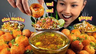 SPICY PANIPURI CHALLENGE  PANIPURI EATING CHALLENGE  INDIAN STREET FOOD  EATING VERY SPICY FOOD [upl. by Ijok]