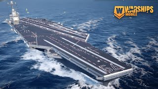 Warships Mobile  USS JOHN F KENNEDY gameplay [upl. by Oz128]