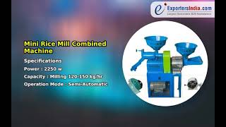 Mini Rice Mill  Domestic Flour Mill Manufacturer amp Wholesaler in Gujarat  Confider Industries LLP [upl. by Puff346]