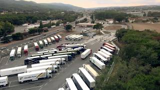 Truck Park with transport professionals [upl. by Aohsoj]