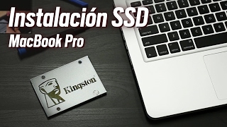 Instalación de un SSD Kingston en una MacBook Pro  Kingston Latinoamérica [upl. by Erot]