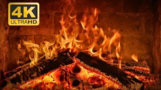 🔥 Crackling Fireplace 12 HOURS Relaxing Christmas Eve with Burning Logs and Gentle Fire Sounds [upl. by Alvina453]