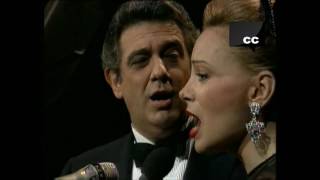 PLACIDO DOMINGO Y PALOMA SAN BASILIO JUNTOS POR FIN HD TOGETHER LAST AT 1991 [upl. by Gleich]