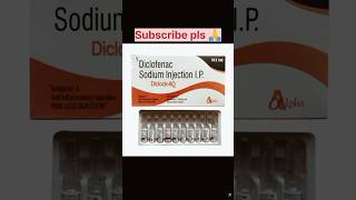 Diclofenac Injection।Best Painkiller injection। ज्यादा उपयोग होने वाला दर्द के इंजेक्शन।shorts yt [upl. by Crist]