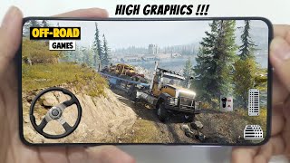 Top 10 Best OffRoad Games For AndroidampiOS 2021  Realistic Offroad Simulator Games  MD Gaming [upl. by Lalib402]