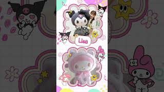 Lisa or Lena Edition Sanrio Doll Kuromi and Molody lisalena sanrio kuromi mymelody doll boneka [upl. by Yregerg]