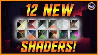 Destiny 2  All The New Shaders On Hunter Titan and Warlock  Season of the Splicer [upl. by Vyse697]