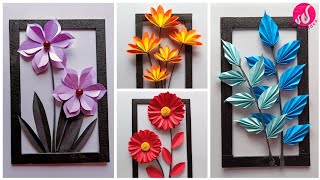 4 Types Amazing Paper Wall Hanging  Paper Craft  Handmade CardboardWall Hanging  Easy Craft [upl. by Koser10]