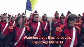 02 Marche Biesmerée Ligny Waterloo 2012wmv [upl. by Farmann]