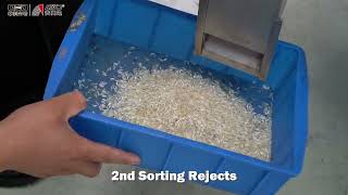 How to get the best quality rice AMD rice color sorter give you the answer [upl. by Halland]