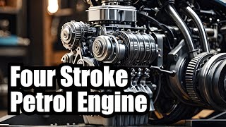 four stroke petrol engine working four stroke petrol engine in hindi four stroke petrol engine [upl. by Uahsoj]