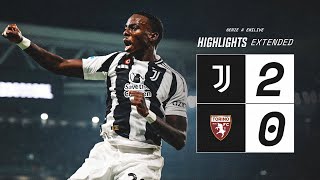 EXTENDED HIGHLIGHTS  Juventus 20 Torino  Weah amp Yildiz Goals  Derby della Mole is ours [upl. by Ennaimaj]