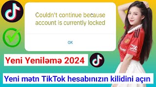 TikTok hesabınızı necə açmaq olar [upl. by Admama727]