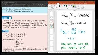 Add Maths Form 4 Chapter 10 Index and Composite Index Theory [upl. by Buzz241]