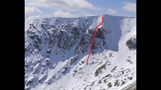 Helvellyn solo gully number 1 1080p striding edge swirral edge winter [upl. by Enelime296]