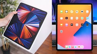 Apple iPad Pro 129 2021 Unboxing and First Look [upl. by Eniruam963]