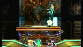 Super Smash Bros Brawl Battle 6 Samus vs Snake [upl. by Range]