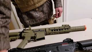 Airsoft M4 Review  Lancer Tactical LT 19 LT 15 [upl. by Emya798]