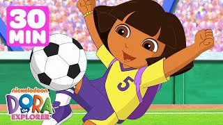 Dora’s Daring Sports Rescues ⚾️⚽️ 60 minutes  Dora the Explorer  Dora amp Friends [upl. by Peper848]