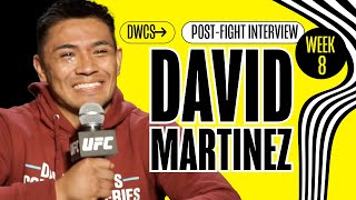 David Martinez full DWCS Week 8 postfight interview [upl. by Kyle177]