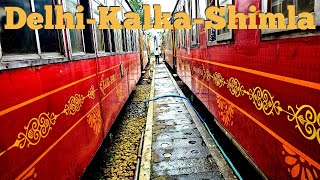 Delhi Kalka Shimla By Train india shimla toytrainshimla himalayas [upl. by Wong512]