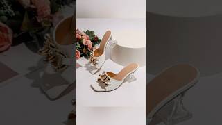 Sturdust crystal sandalssatin ankle strap sandals shortvideo shorts youtubeshorts [upl. by Alton603]