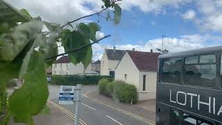 EastCoastbuses Route 113 Pencaitland  Edinburgh [upl. by Namaj]