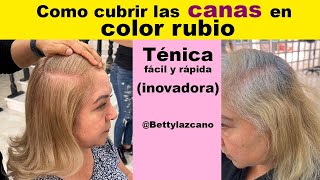 CANAS  Efecto de color para Disimularlas  Tutorial Paso a Paso [upl. by Dido809]