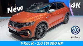 Volkswagen TRoc R 2019  FIRST look in 4K  300 HP  Akrapovič exhaust [upl. by Ivel997]